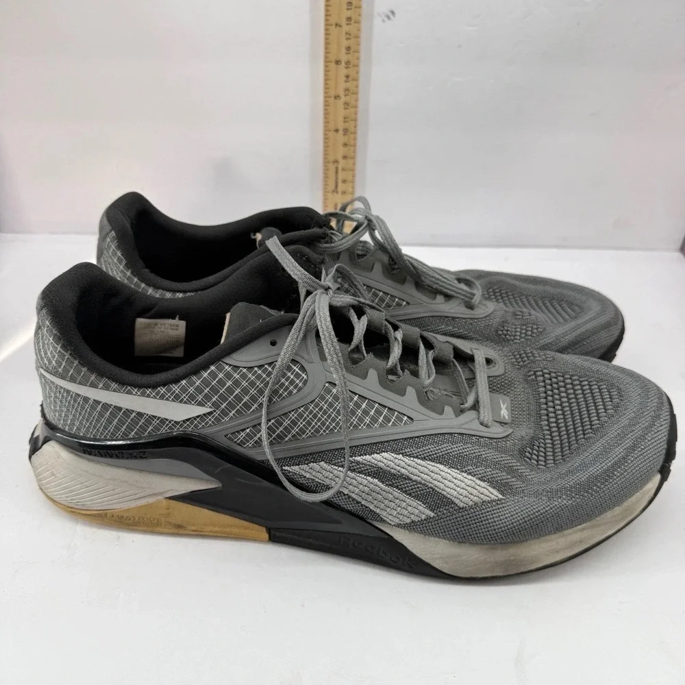 Reebok Nano X2 Training Shoes Mens 13 Floatride Energy Knit Grey Solid